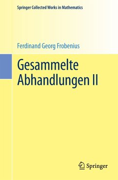 Gesammelte Abhandlungen II - Frobenius, Ferdinand Georg