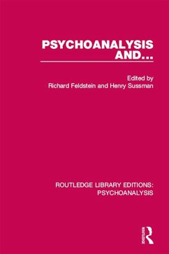 Psychoanalysis and ... (eBook, PDF)