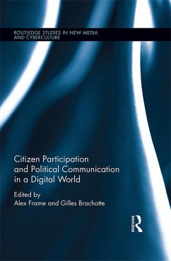 Cover Citizen Participation and Political Communication in a Digital World (eBook, ePUB)