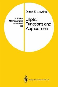 Elliptic Functions and Applications (eBook, PDF) - Lawden, Derek F.