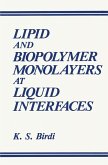 Lipid and Biopolymer Monolayers at Liquid Interfaces (eBook, PDF)