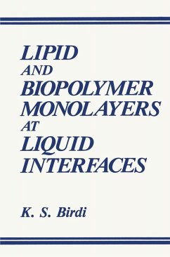 Lipid and Biopolymer Monolayers at Liquid Interfaces (eBook, PDF) - Birdi, K. S.