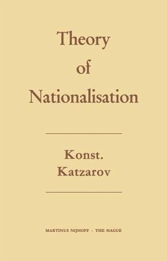 The Theory of Nationalisation (eBook, PDF) - Katzarov, Konstantin