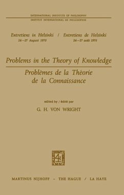 Problems in the Theory of Knowledge / Problèmes de la théorie de la connaissance (eBook, PDF)