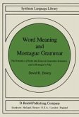 Word Meaning and Montague Grammar (eBook, PDF)