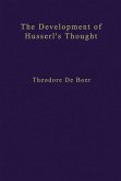 The Development of Husserl's Thought (eBook, PDF)