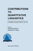 Contributions to Quantitative Linguistics (eBook, PDF)