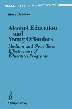 Alcohol Education and Young Offenders (eBook, PDF) - Baldwin, Steve