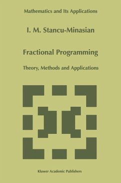 Fractional Programming (eBook, PDF) - Stancu-Minasian, I. M.