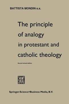 The Principle of Analogy in Protestant and Catholic Theology (eBook, PDF) - Mondin, Battista