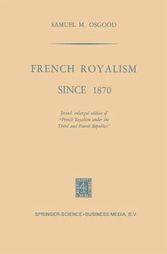 Cover French Royalism Since 1870 (eBook, PDF)