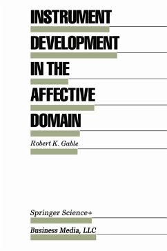 Instrument Development in the Affective Domain (eBook, PDF) - Gable, Robert K.