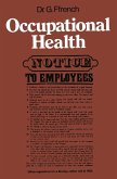Occupational Health (eBook, PDF)
