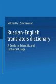 Russian-English Translators Dictionary (eBook, PDF)