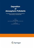 Deposition of Atmospheric Pollutants (eBook, PDF)