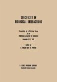 Specificity in Biological Interactions (eBook, PDF)
