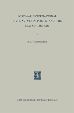 Cover Post-War International Civil Aviation Policy and the Law of the Air (eBook, PDF)