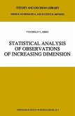 Statistical Analysis of Observations of Increasing Dimension (eBook, PDF)