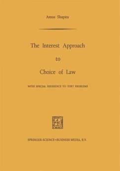 Cover The Interest Approach to Choice of Law (eBook, PDF)