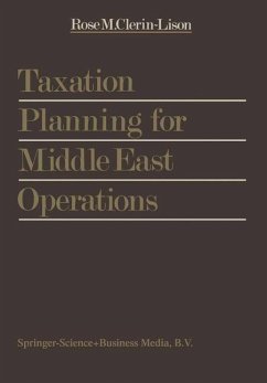 Taxation Planning for Middle East Operations (eBook, PDF) - Clerin, Rose M.
