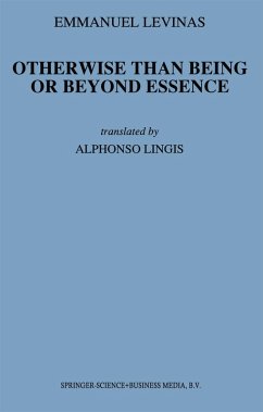 Otherwise Than Being or Beyond Essence (eBook, PDF) - Levinas, E.