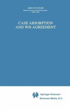 Case Absorption and WH-Agreement (eBook, PDF) - Watanabe, A.