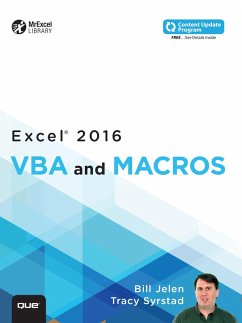 Excel 2016 VBA and Macros (eBook, ePUB) - Jelen, Bill; Syrstad, Tracy
