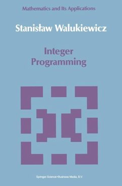 Integer Programming (eBook, PDF) - Walukiewicz, Stanislav
