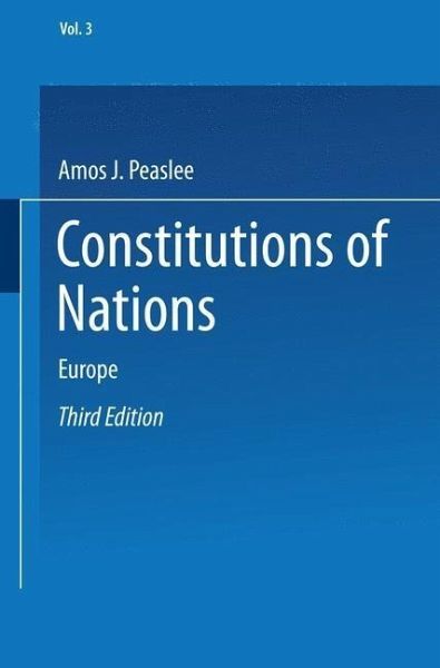 Constitutions of Nations (eBook, PDF) Constitutions of Nations (eBook, PDF)
