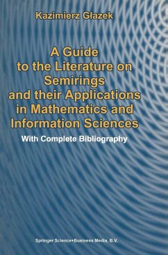 Cover A Guide to the Literature on Semirings and their Applications in Mathematics and Information Sciences (eBook, PDF)