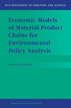 Cover Economic Models of Material-Product Chains for Environmental Policy Analysis (eBook, PDF)