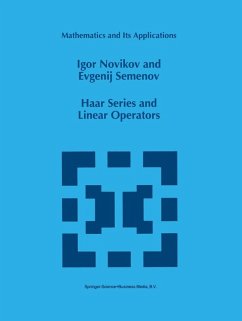 Haar Series and Linear Operators (eBook, PDF) - Novikov, I.; Semenov, E.