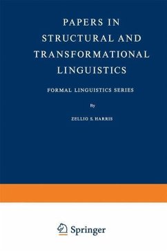 Papers in Structural and Transformational Linguistics (eBook, PDF) - Harris, Zellig S.