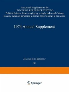 1974 Annual Supplement (eBook, PDF) - Bergholt, Joan Schmitz