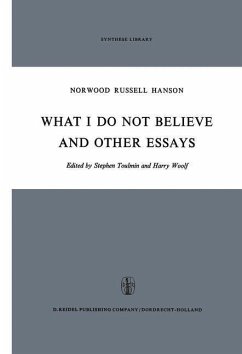 Cover What I Do Not Believe, and Other Essays (eBook, PDF)