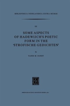 Cover Some Aspects of Hadewijch's Poetic form in the 'Strofische Gedichten' (eBook, PDF)