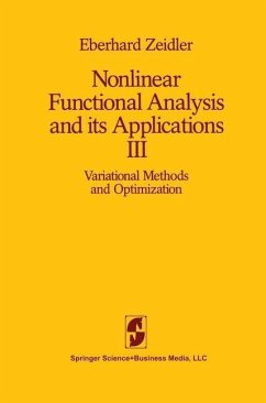 Nonlinear Functional Analysis and its Applications (eBook, PDF) - Zeidler, E.