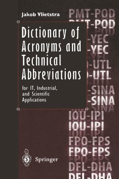 Dictionary of Acronyms and Technical Abbreviations (eBook, PDF) - Vlietstra, Jakob