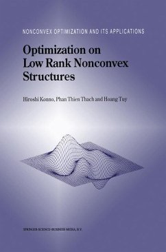 Optimization on Low Rank Nonconvex Structures (eBook, PDF) - Konno, Hiroshi; Phan Thien Thach; Hoang Tuy