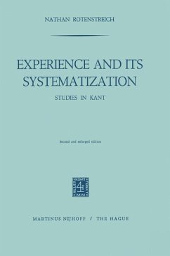 Experience and its Systematization (eBook, PDF) - Rotenstreich, Nathan
