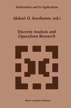 Discrete Analysis and Operations Research (eBook, PDF)