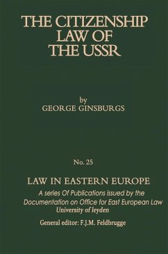 Cover The Citizenship Law of the USSR (eBook, PDF)