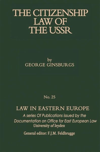 The Citizenship Law of the USSR (eBook, PDF) The Citizenship Law of the USSR (eBook, PDF)