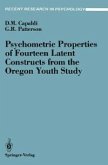 Psychometric Properties of Fourteen Latent Constructs from the Oregon Youth Study (eBook, PDF)
