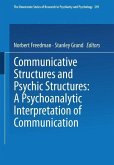 Communicative Structures and Psychic Structures (eBook, PDF)
