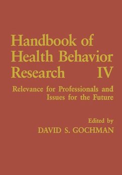 Handbook of Health Behavior Research IV (eBook, PDF)