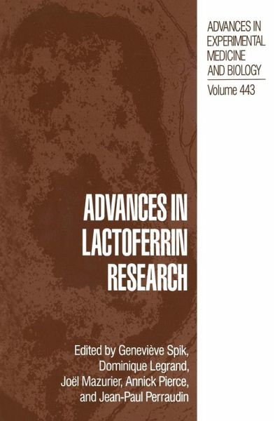 Advances in Lactoferrin Research (eBook, PDF) Advances in Lactoferrin Research (eBook, PDF)