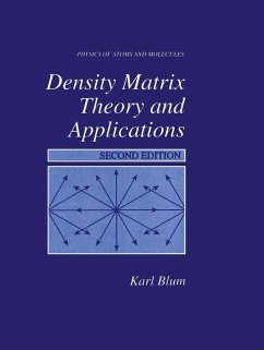 Density Matrix Theory and Applications (eBook, PDF) - Blum, Karl