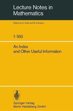 Cover An Index and Other Useful Information (eBook, PDF)
