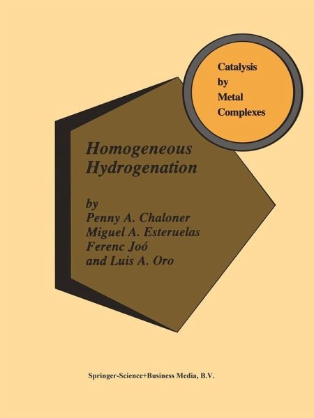 Homogeneous Hydrogenation (eBook, PDF) Homogeneous Hydrogenation (eBook, PDF)